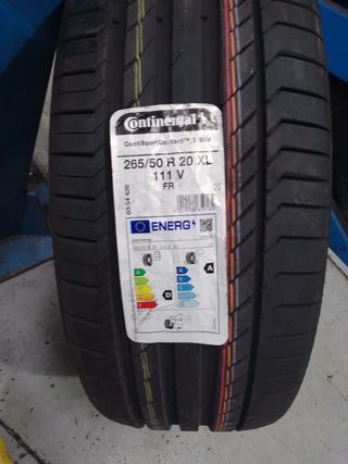 RUEDAS BARATAS CONTINENTAL 265/50R20 Y + MEDIDIDAS