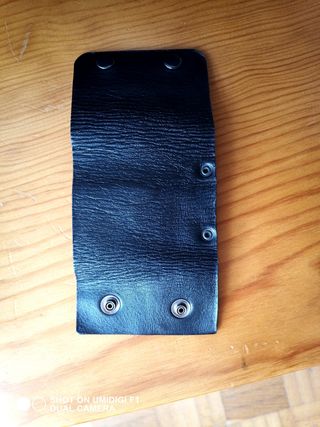 llavero moto de cuero nuevo