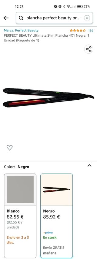 plancha de pelo profesional con infrarrojos