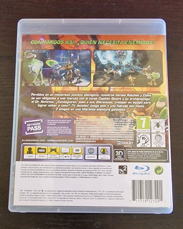 Ratchet Clank Todos para uno PS3