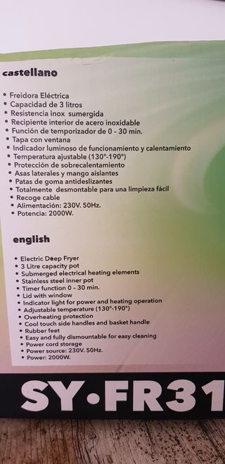 Freidora SY.FR31