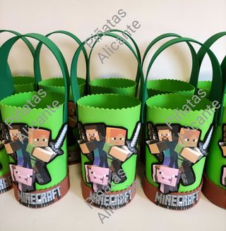 Cestas cumpleaños Minecraft