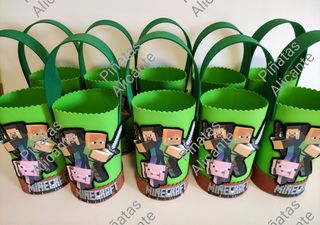 Cestas cumpleaños Minecraft