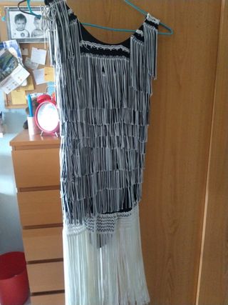 Vestido Flecos Baile