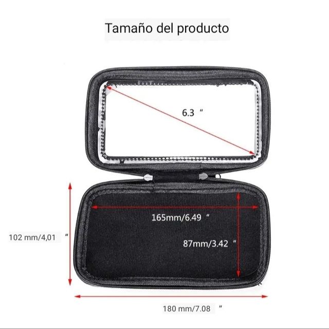 Soporte impermeable de teléfono movil
