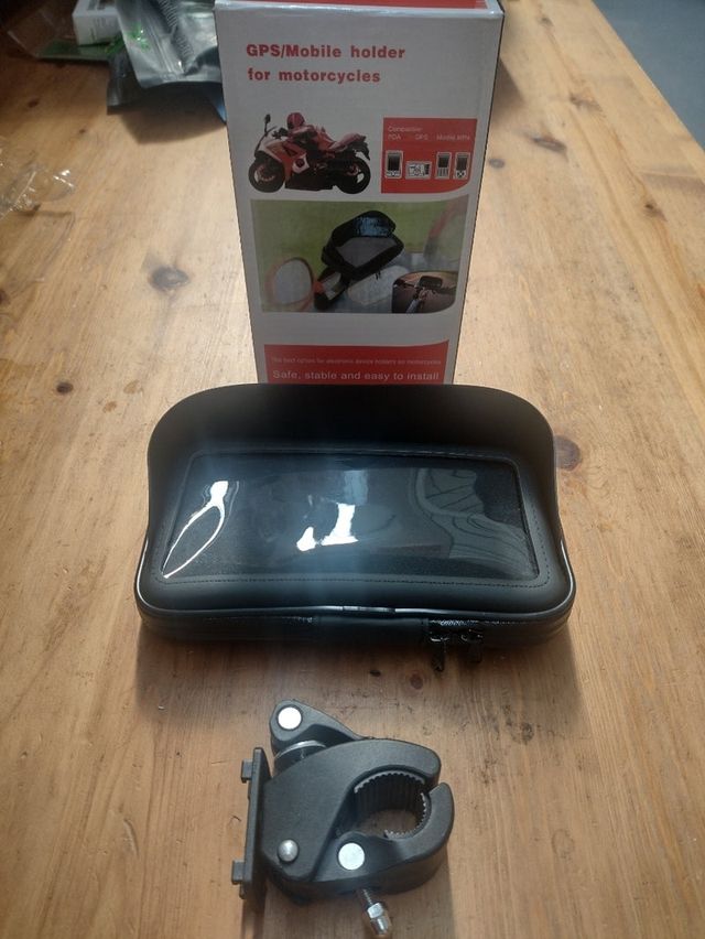 Soporte impermeable de teléfono movil