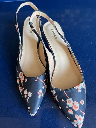 zapatos de tacón bajo marca fosco talla 39