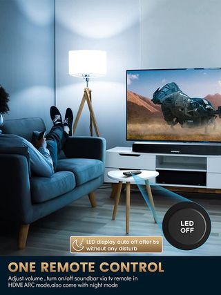 ★ Barra de Sonido 2.1 TV Madera 150W, 71cm