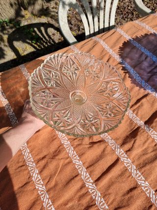 recipiente vetro decorato