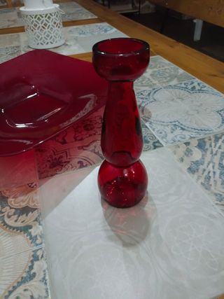 Bandeja y candelabros