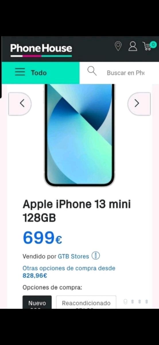 iphone 13 Mini 128gb