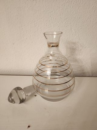 BOTELLA CRISTAL MUY ANTIGUA