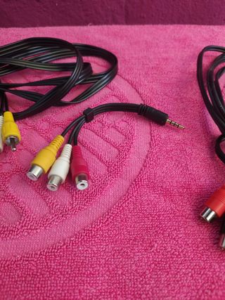 CABLES ADAPTADOR JACK 3.5. A SALIDA AV 👋