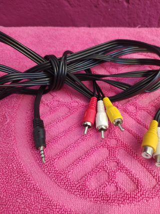 CABLES ADAPTADOR JACK 3.5. A SALIDA AV 👋