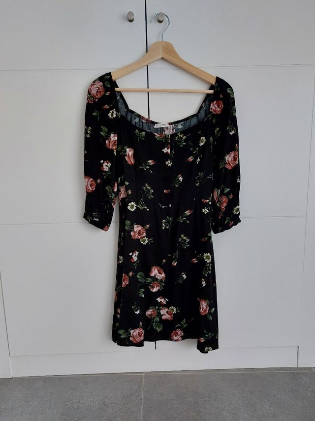 Vestido flores Mango