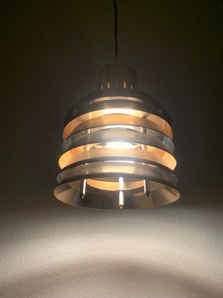 LÁMPARA NÓRDICA VINTAGE DE ALUMINIO