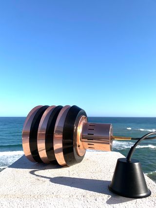 LÁMPARA NÓRDICA VINTAGE DE ALUMINIO