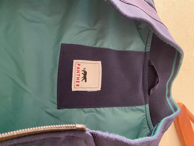 Chaleco plumas azul marino Panther