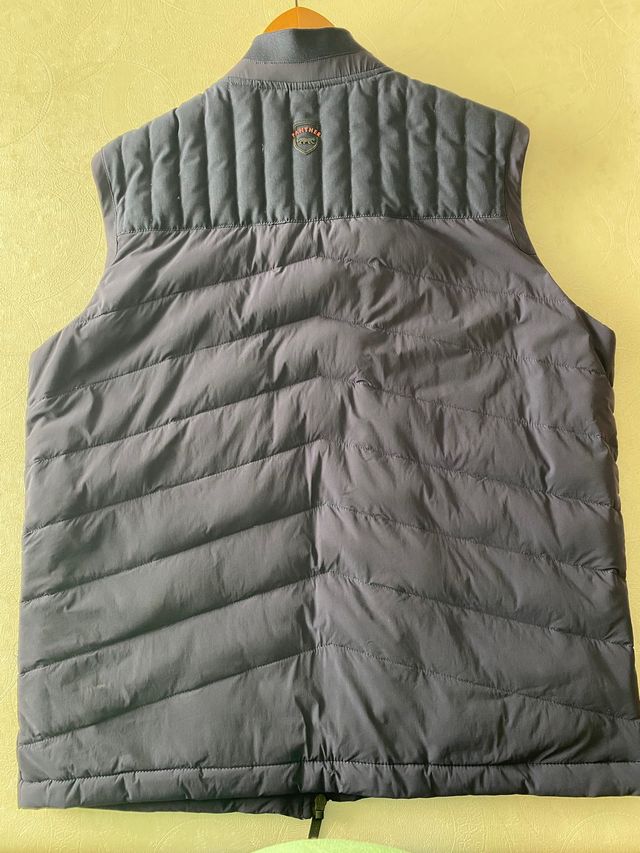 Chaleco plumas azul marino Panther