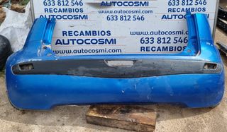 PARAGOLPES TRASERO NISSAN NOTE AÑO 2007 COLOR AZUL