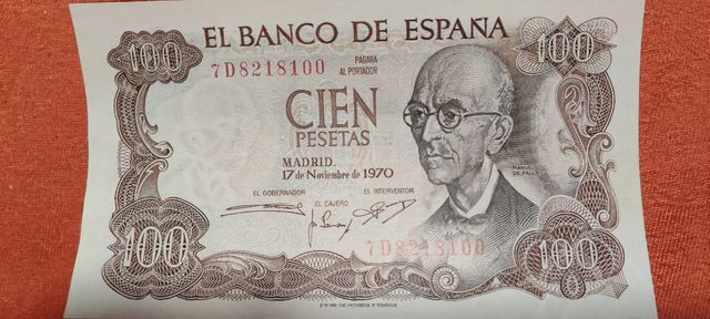 100 pesetas