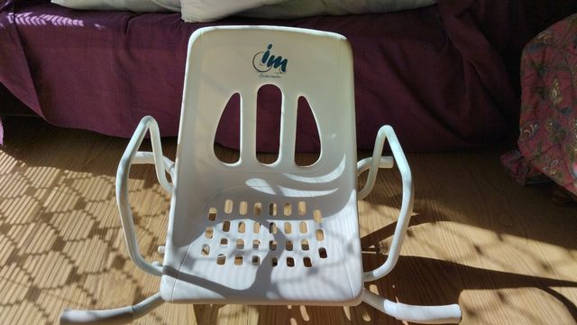 Asiento giratorio, silla para bañera.