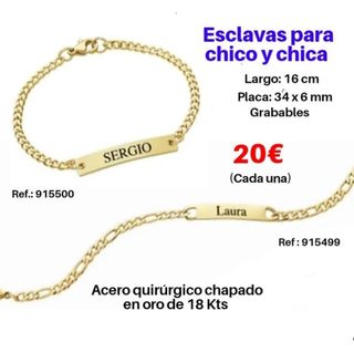 Esclavas para chico y chica