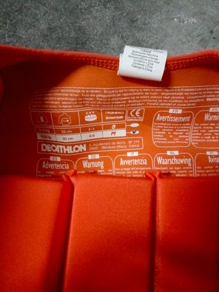 Chaleco natación + neopreno