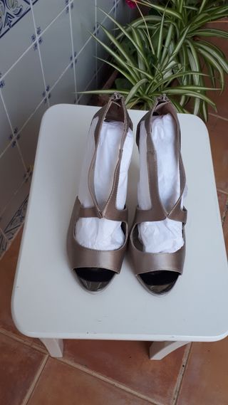 Zapatos o sandalias de vestir tacón plata