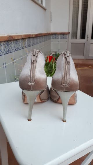 Zapatos o sandalias de vestir tacón plata