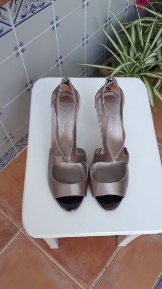 Zapatos o sandalias de vestir tacón plata
