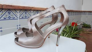 Zapatos o sandalias de vestir tacón plata