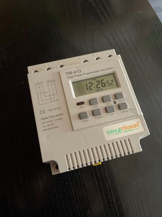 Temporizador 220V/360V programable