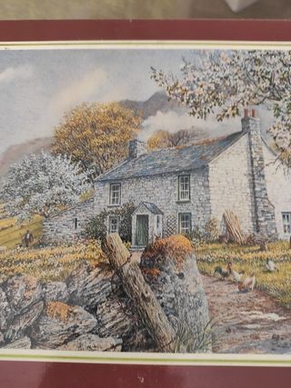 6 bajoplatos de corcho .