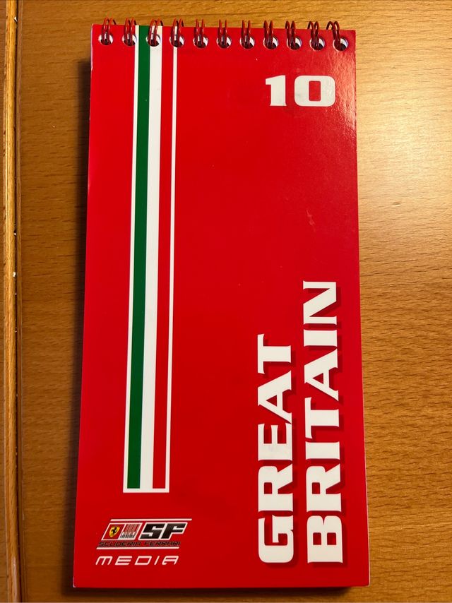 Media Book Scuderia Ferrari Gran Bretagna 2010