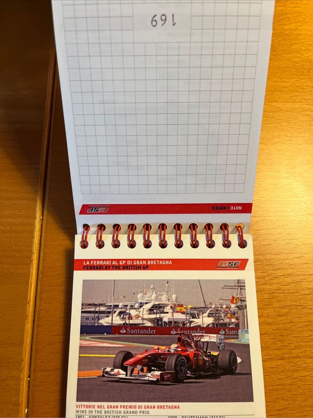 Media Book Scuderia Ferrari Gran Bretagna 2010