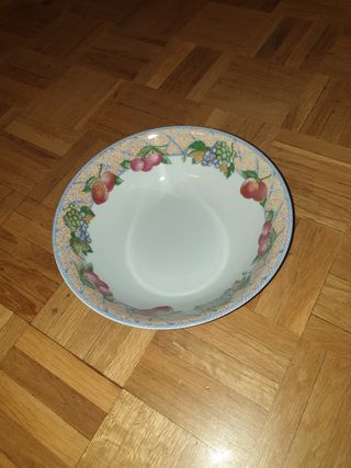 Vajilla Mechas porcelana fina 56 piezas