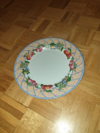 Vajilla Mechas porcelana fina 56 piezas