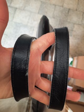 Borsa grigi scuro in pelle Tata