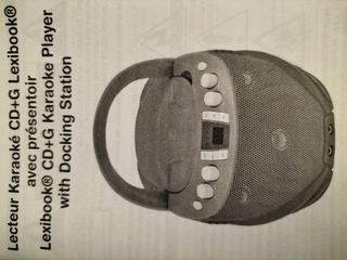 Reproductor CD karaoke+micrófono. Frozen