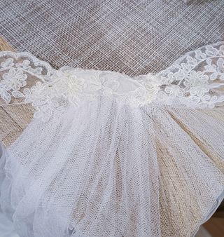 vestido novia y velo, Pronovias