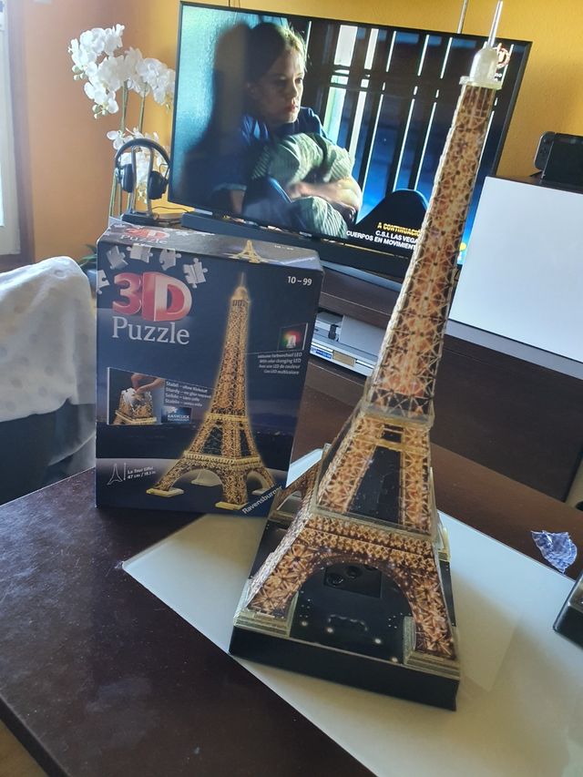 Puzzle 3d Torre Eiffel