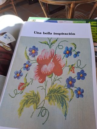 libros de punto de cruz