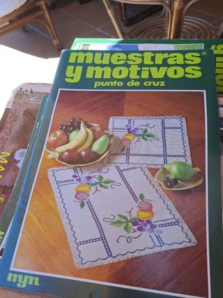 libros de punto de cruz