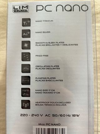 Plancha pelo viaje Nano LIM