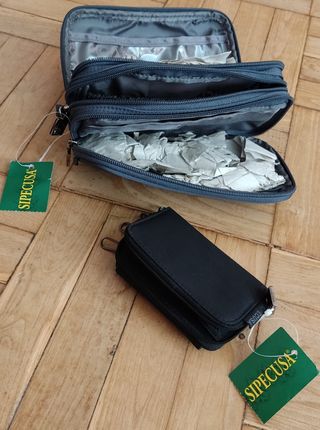 Lote neceser y cartera con porta llaves sipecusa