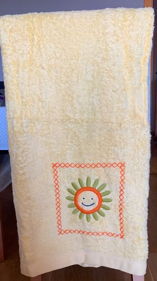 Jgo de toallas 3 piezas en algodón 100x100