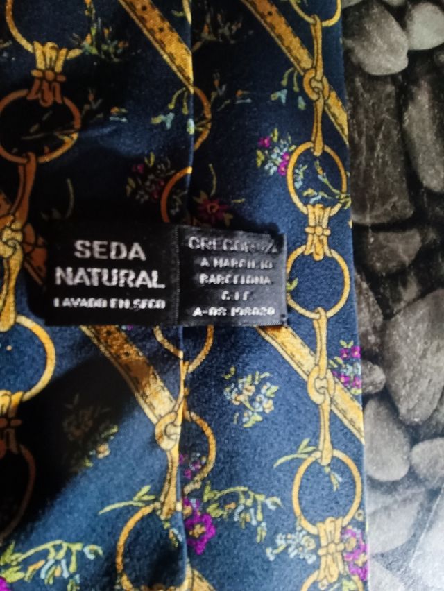 Corbatas Lanvin seda tonos azules