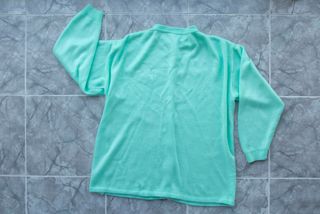 Chaqueta vintage flores bordadas