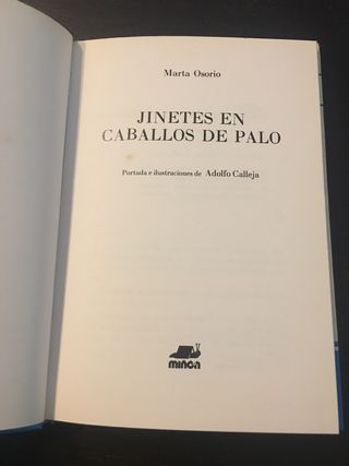 JINETES EN CABALLOS DE PALO. Marta Osorio